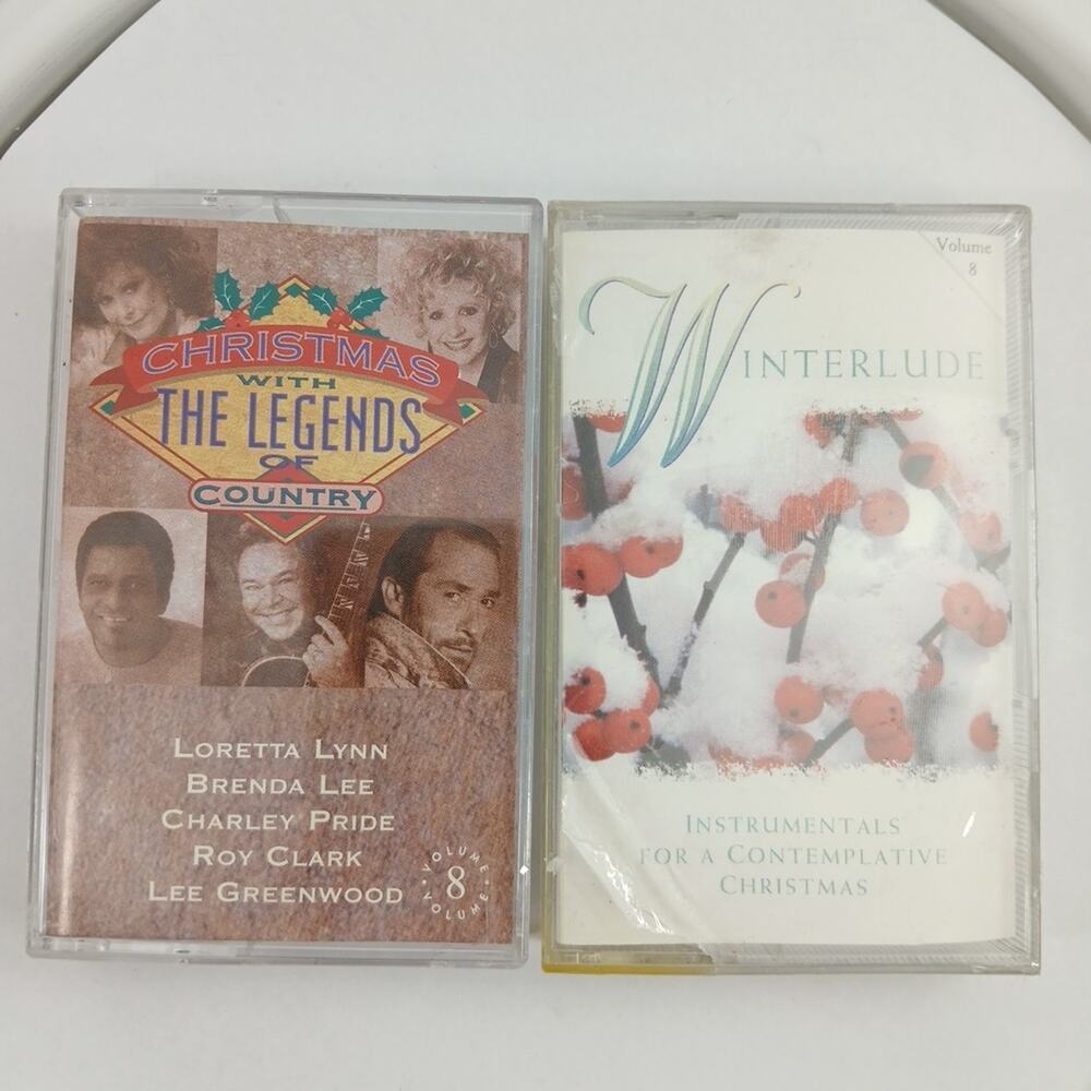 Winterlude Instrumentals Vol 8 Sealed Cassette Christmas w the Legends Country